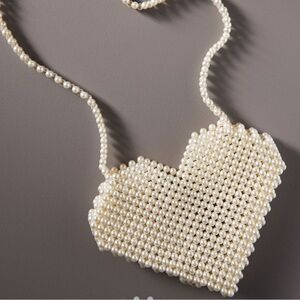 Heart Icon Beaded Bag from Anthropologie